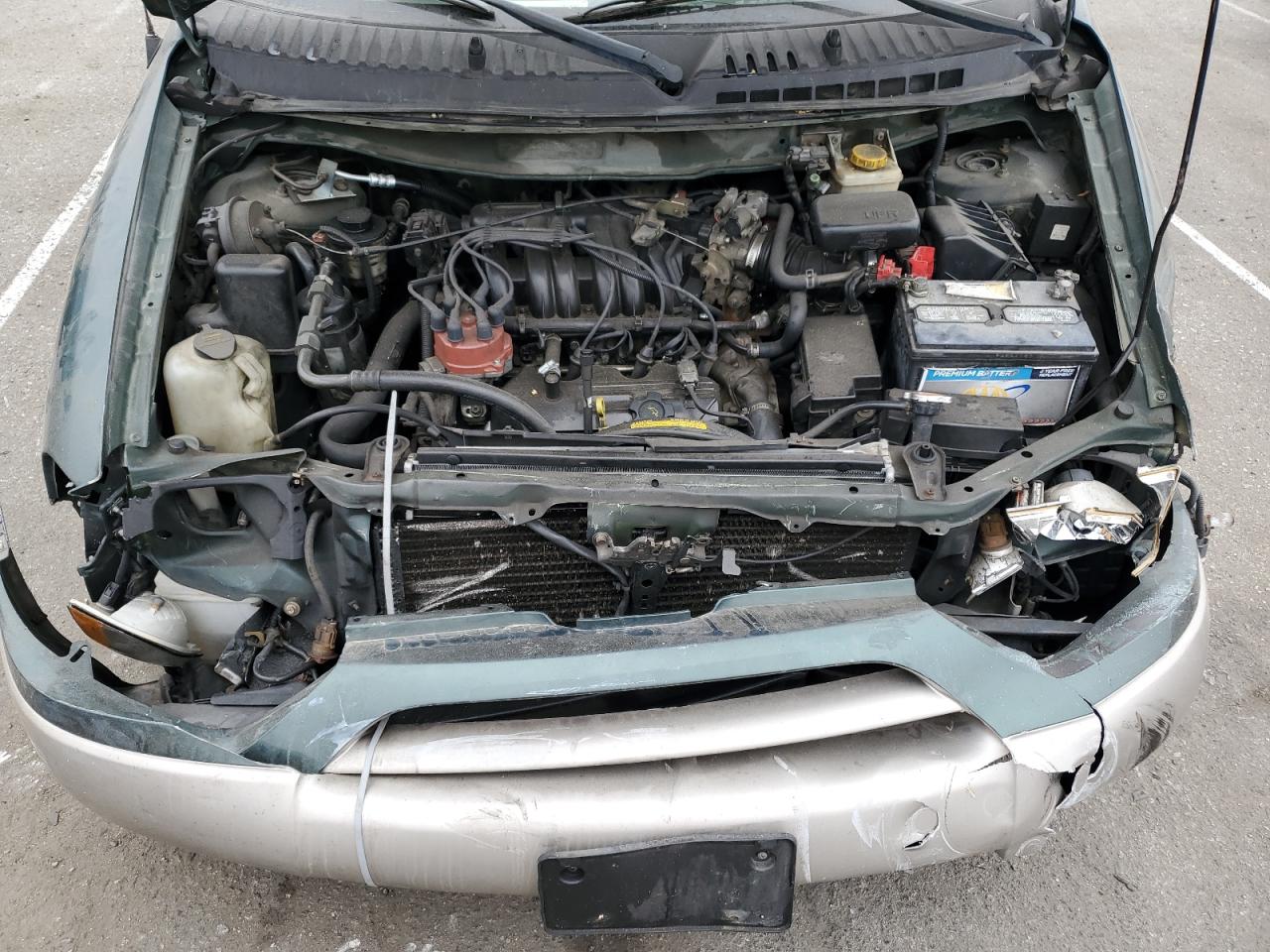 2002 Nissan Quest VIN 4N2ZN17T12D810454 Copart auction photo, front end / undercarriage damage thumbnail 12