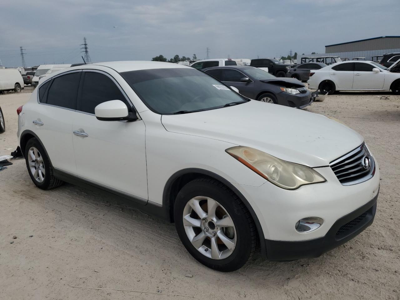 2010 Infiniti EX VIN JN1AJ0HP7AM701697 Copart auction photo, water/flood damage thumbnail 4