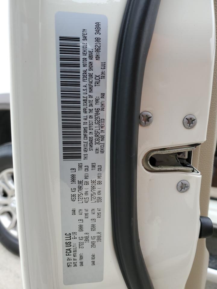 2018 RAM 2500 VIN 3C6UR5FL1JG297046 Copart auction photo, frame damage damage thumbnail 12