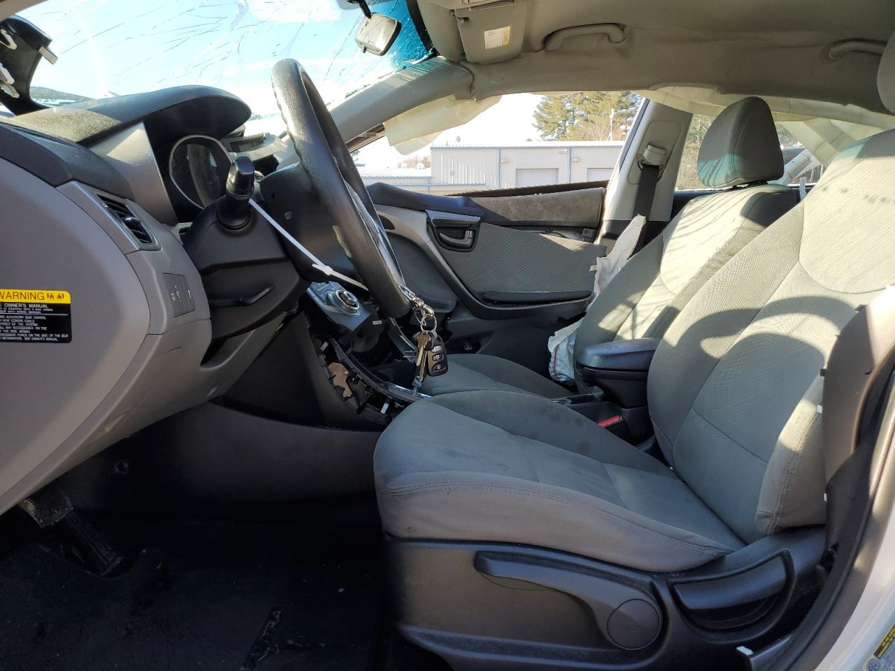 2013 Hyundai Elantra VIN KMHDH4AE1DU678228 Copart auction photo, all over / mechanical damage thumbnail 7