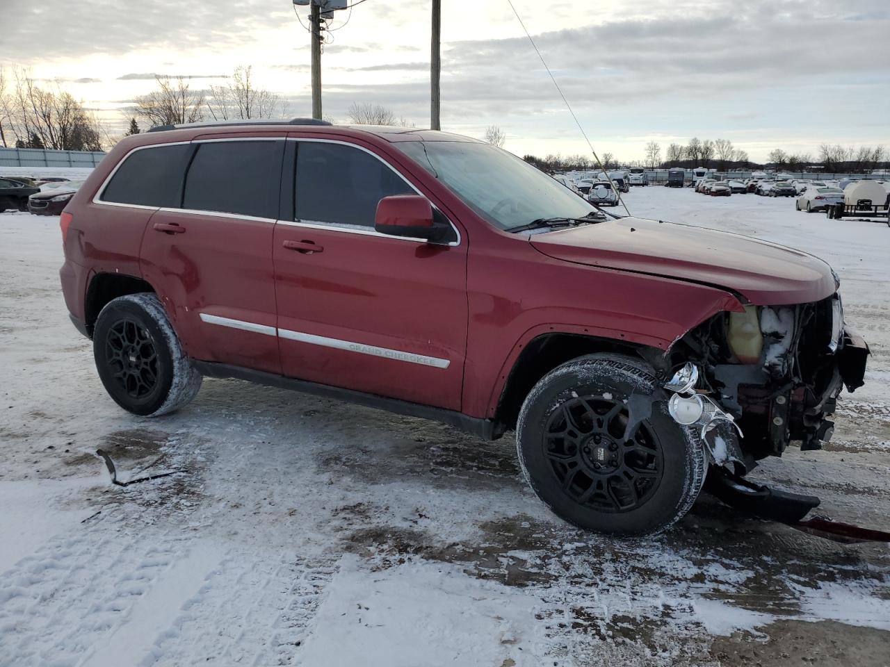 2012 Jeep Grand Cherokee VIN 1C4RJFAG1CC140421 Copart auction photo, front end damage thumbnail 4