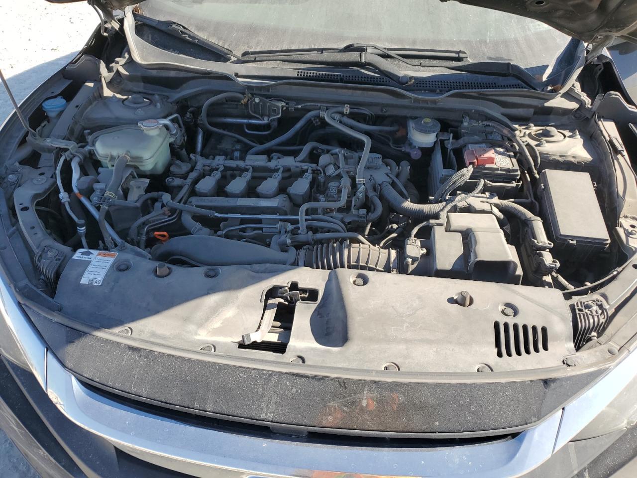2018 Honda Civic VIN 2HGFC3B37JH354817 Copart auction photo, side / rear end damage thumbnail 12