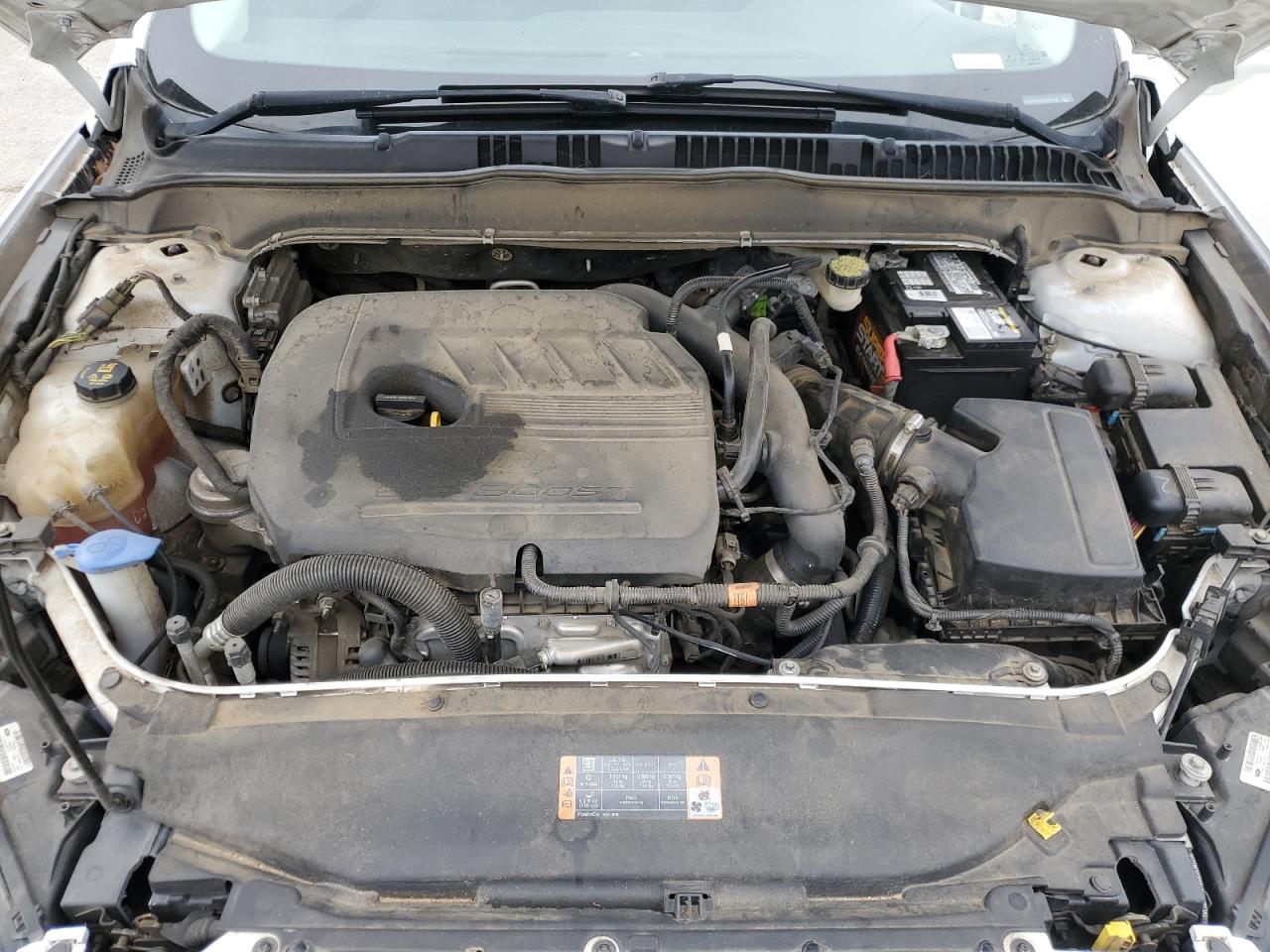 2014 Ford Fusion VIN 3FA6P0HD5ER327133 Copart auction photo, rear end damage thumbnail 11