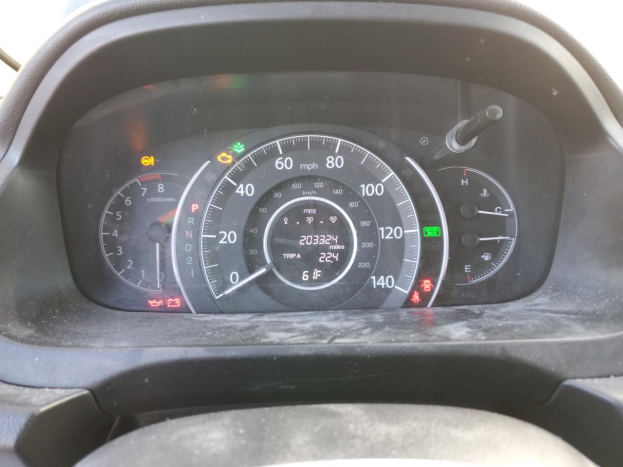 2013 Honda CR-V VIN 2HKRM4H30DH627260 Copart auction photo, mechanical damage thumbnail 9
