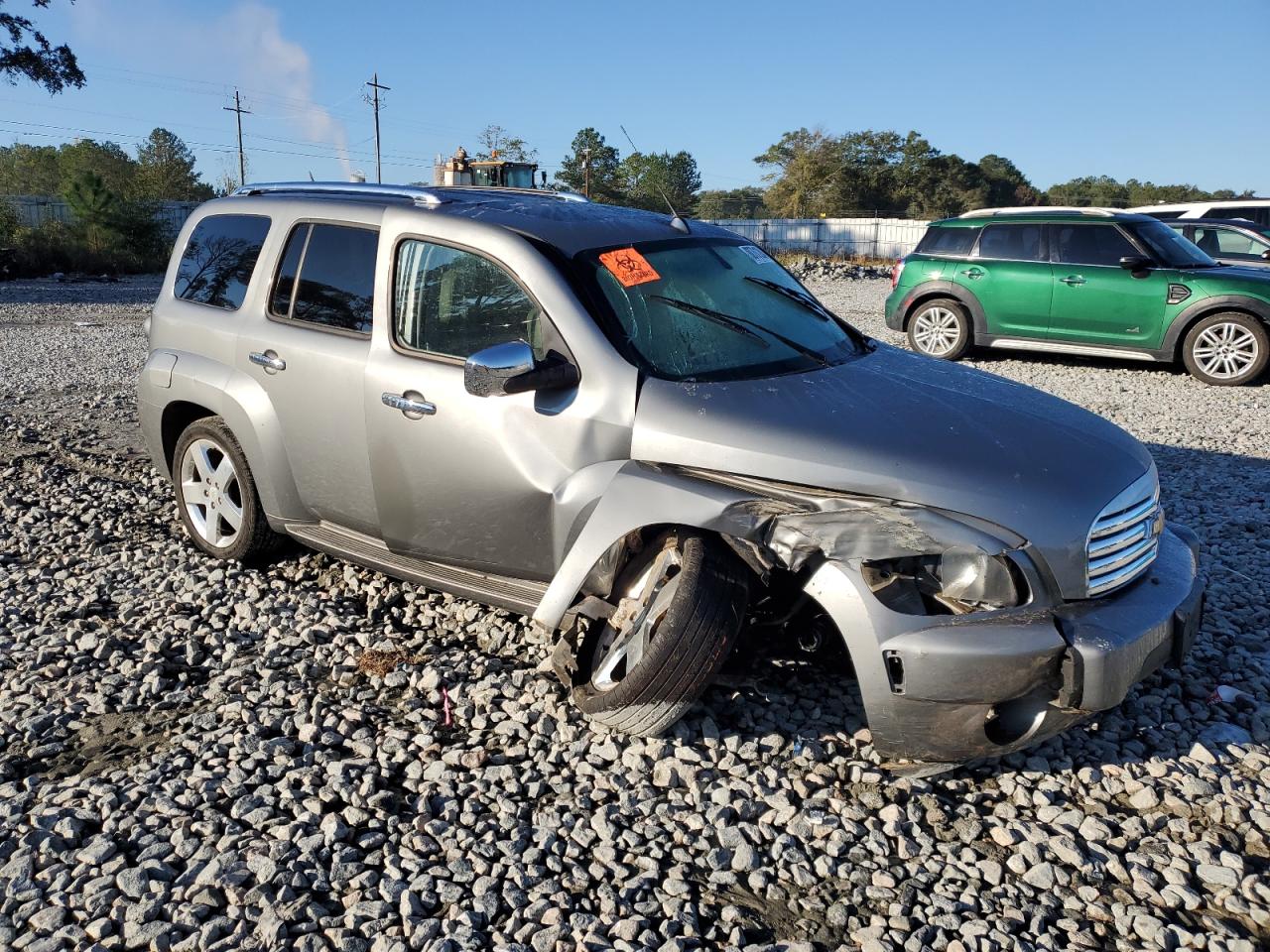 2007 Chevrolet HHR VIN 3GNDA33P37S576040 Copart auction photo, front end / side damage thumbnail 4
