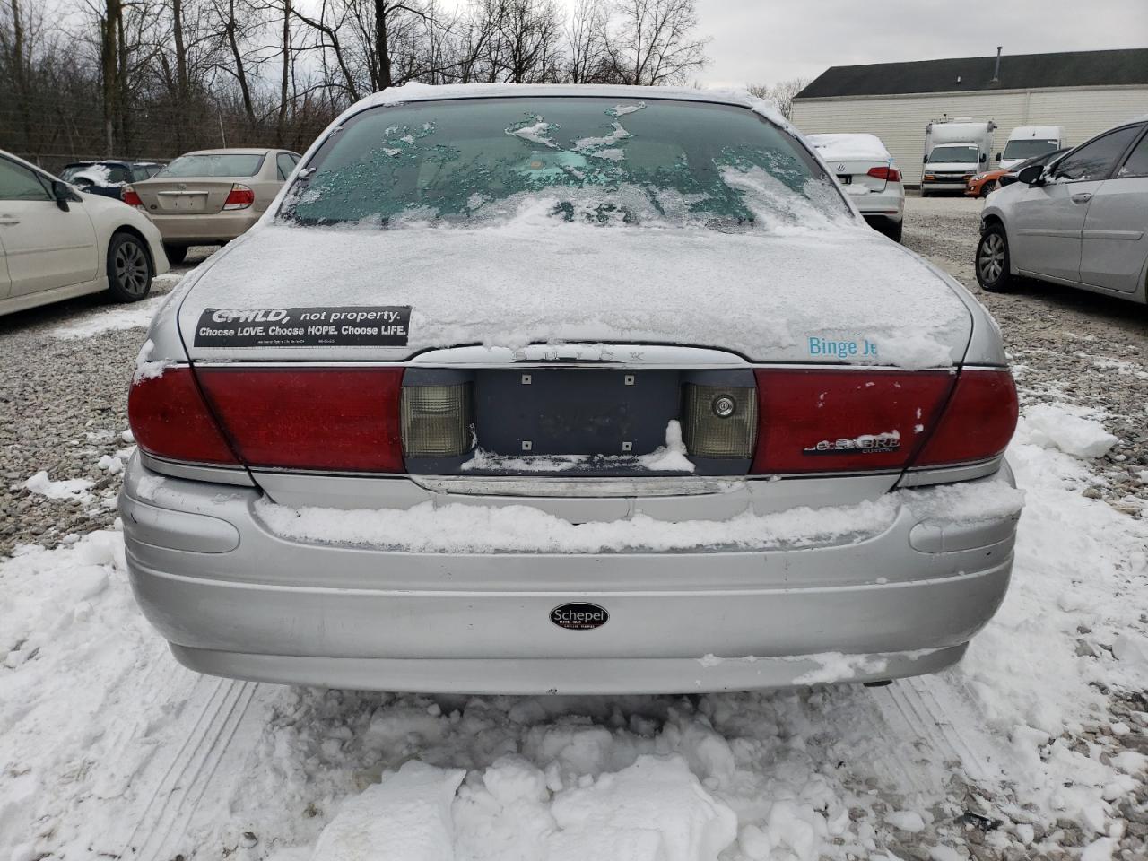 2003 Buick LeSabre VIN 1G4HP52KX3U183071 Copart auction photo, front end / side damage thumbnail 6