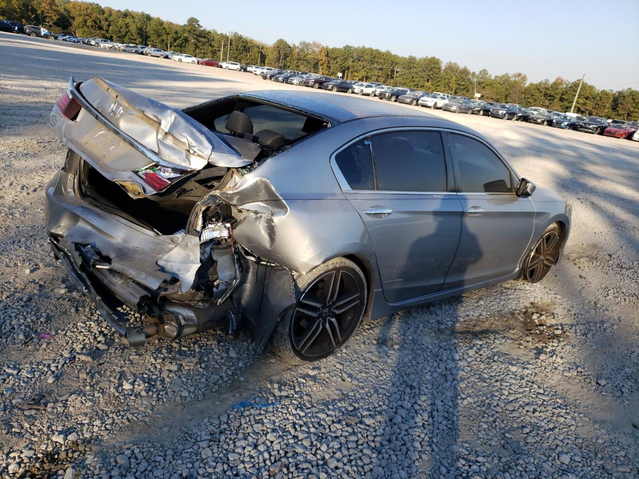 2016 Honda Accord VIN 1HGCR2F54GA065554 Copart auction photo, rear end damage thumbnail 3