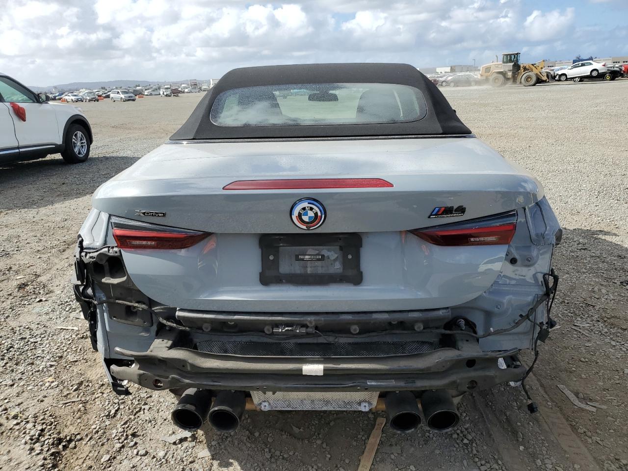 2023 BMW M4 VIN WBS33BA08PCL36057 Copart auction photo, front end / rear end damage thumbnail 6