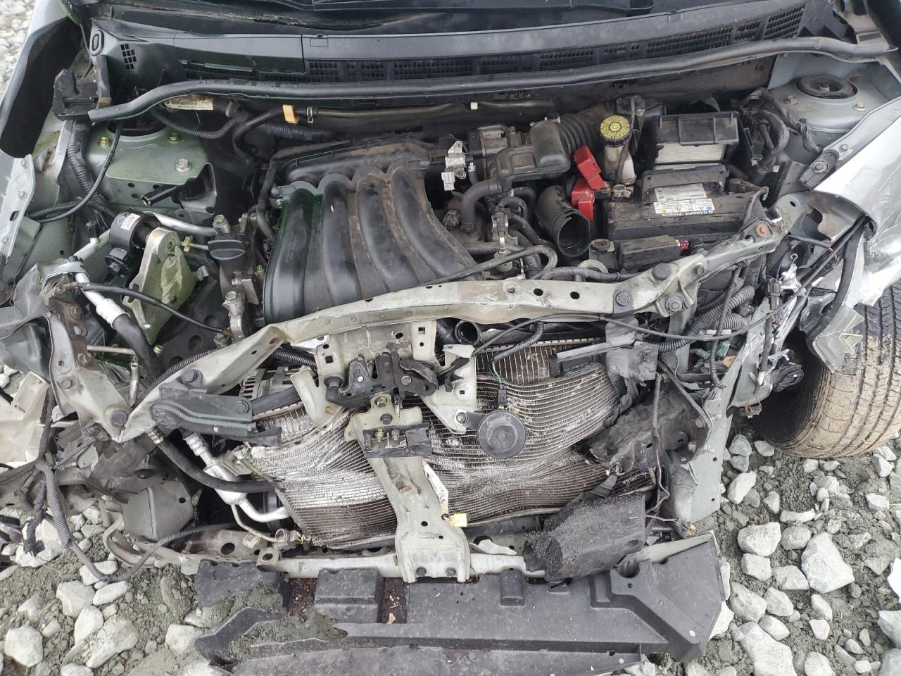 2012 Nissan Versa VIN 3N1BC1CP1CK296404 Copart auction photo, front end / side damage thumbnail 12