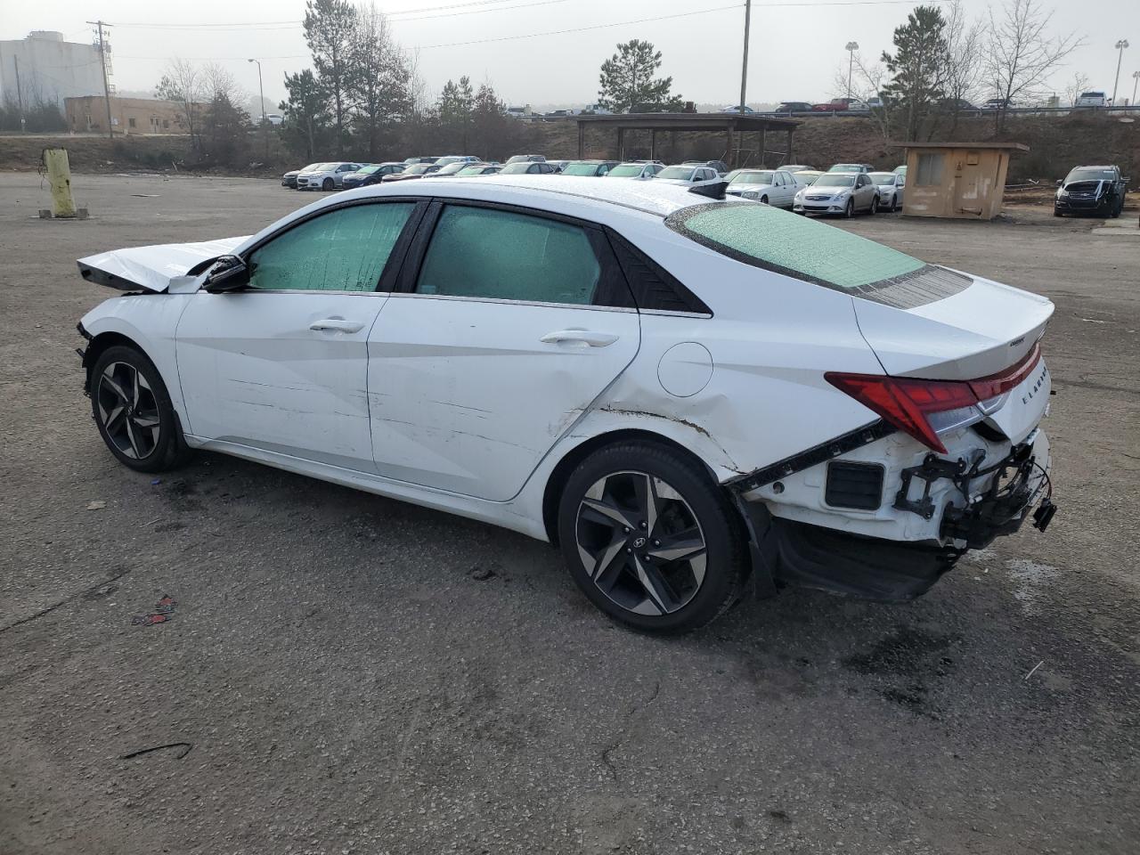 2022 Hyundai Elantra VIN 5NPLN4AG6NH056228 Copart auction photo, all over damage thumbnail 2