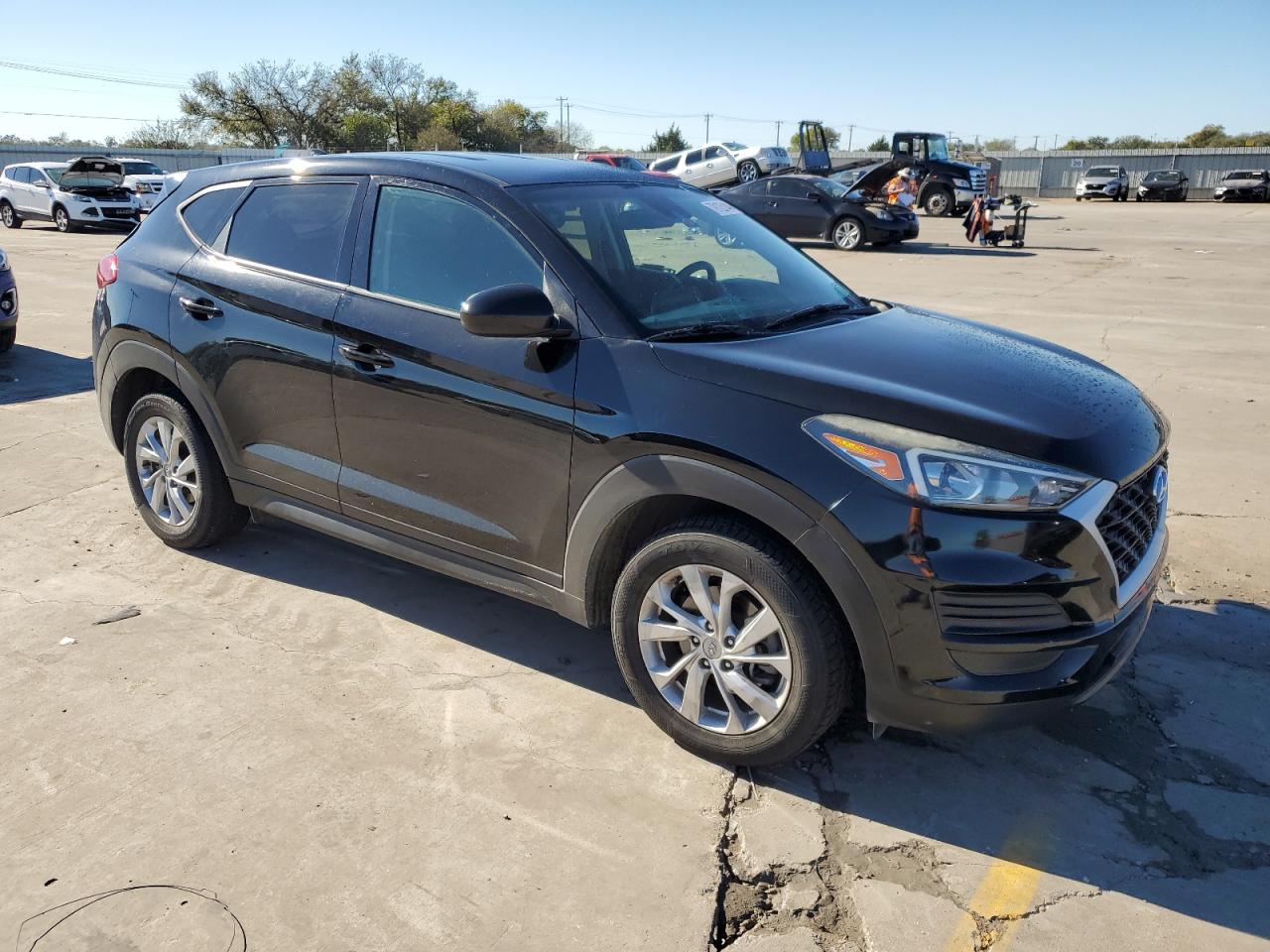 2019 Hyundai Tucson VIN KM8J23A42KU971400 Copart auction photo, rear end damage thumbnail 4