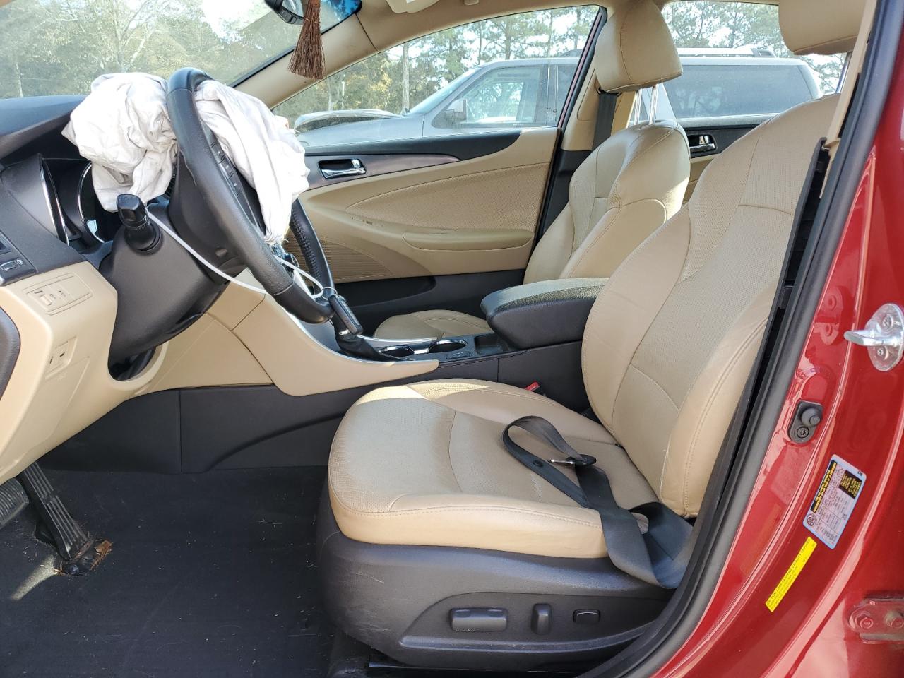 2012 Hyundai Sonata VIN KMHEC4A40CA037159 Copart auction photo, front end / side damage thumbnail 7