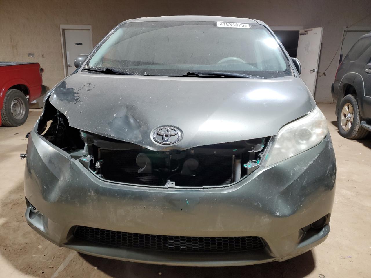 2012 Toyota Sienna VIN 5TDKK3DC1CS199960 Copart auction photo, front end damage thumbnail 5