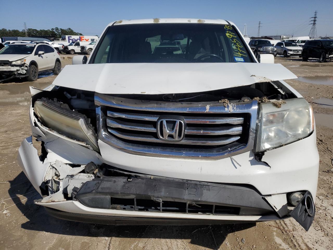 2012 Honda Pilot VIN 5FNYF3H7XCB036126 Copart auction photo, front end damage thumbnail 5