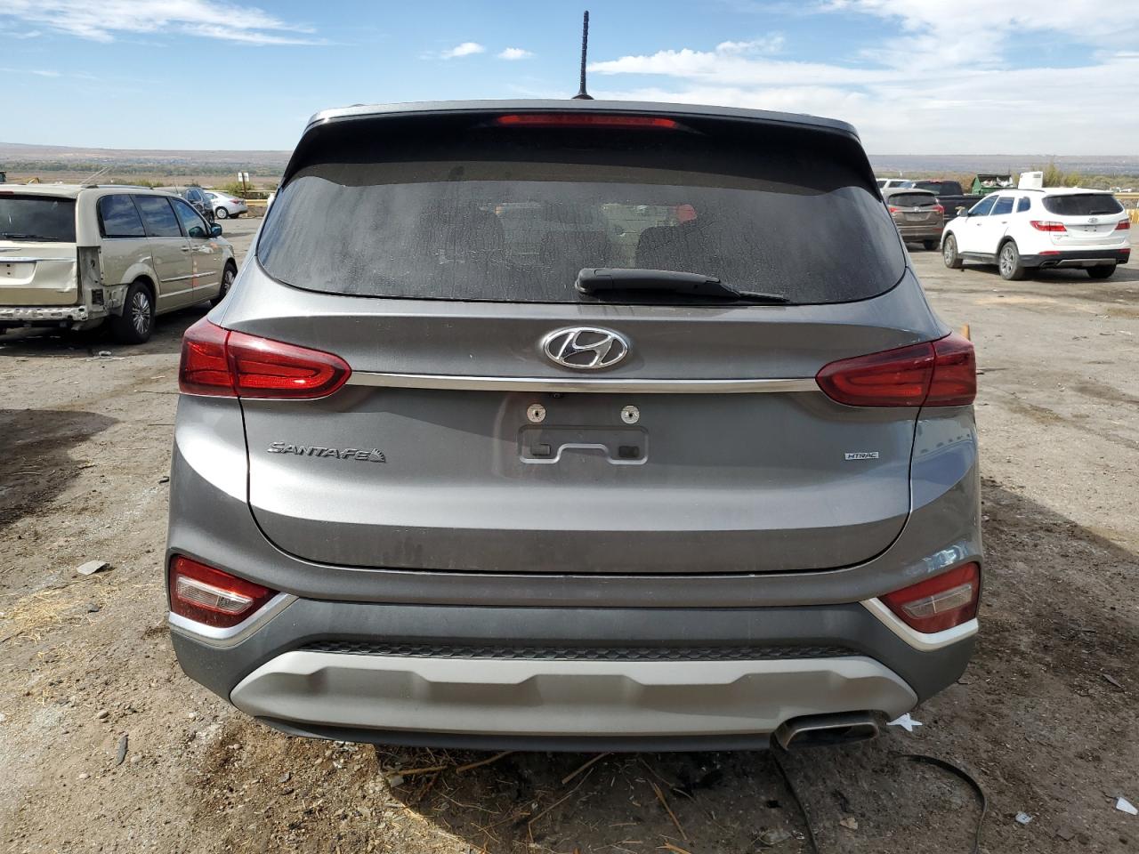 2020 Hyundai Santa Fe VIN 5NMS2CAD3LH174042 Copart auction photo, water/flood damage thumbnail 6
