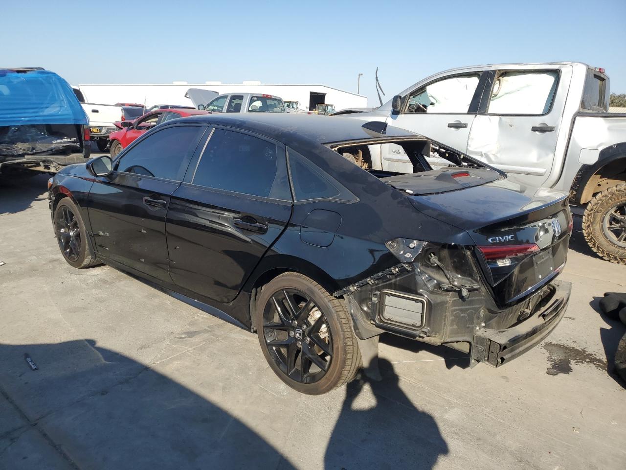 2022 Honda Civic VIN 2HGFE2F53NH582903 Copart auction photo, all over damage thumbnail 2