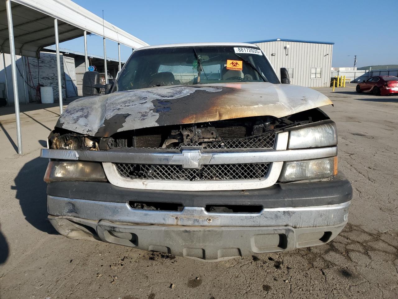 2004 Chevrolet Silverado VIN 1GCGC23U94F263817 Copart auction photo, burn - engine damage thumbnail 5