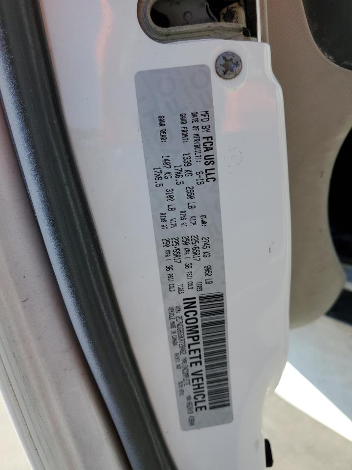 2019 Dodge Caravan VIN 2C7WDGBG9KR728462 Copart auction photo, minor dent/scratches damage thumbnail 14