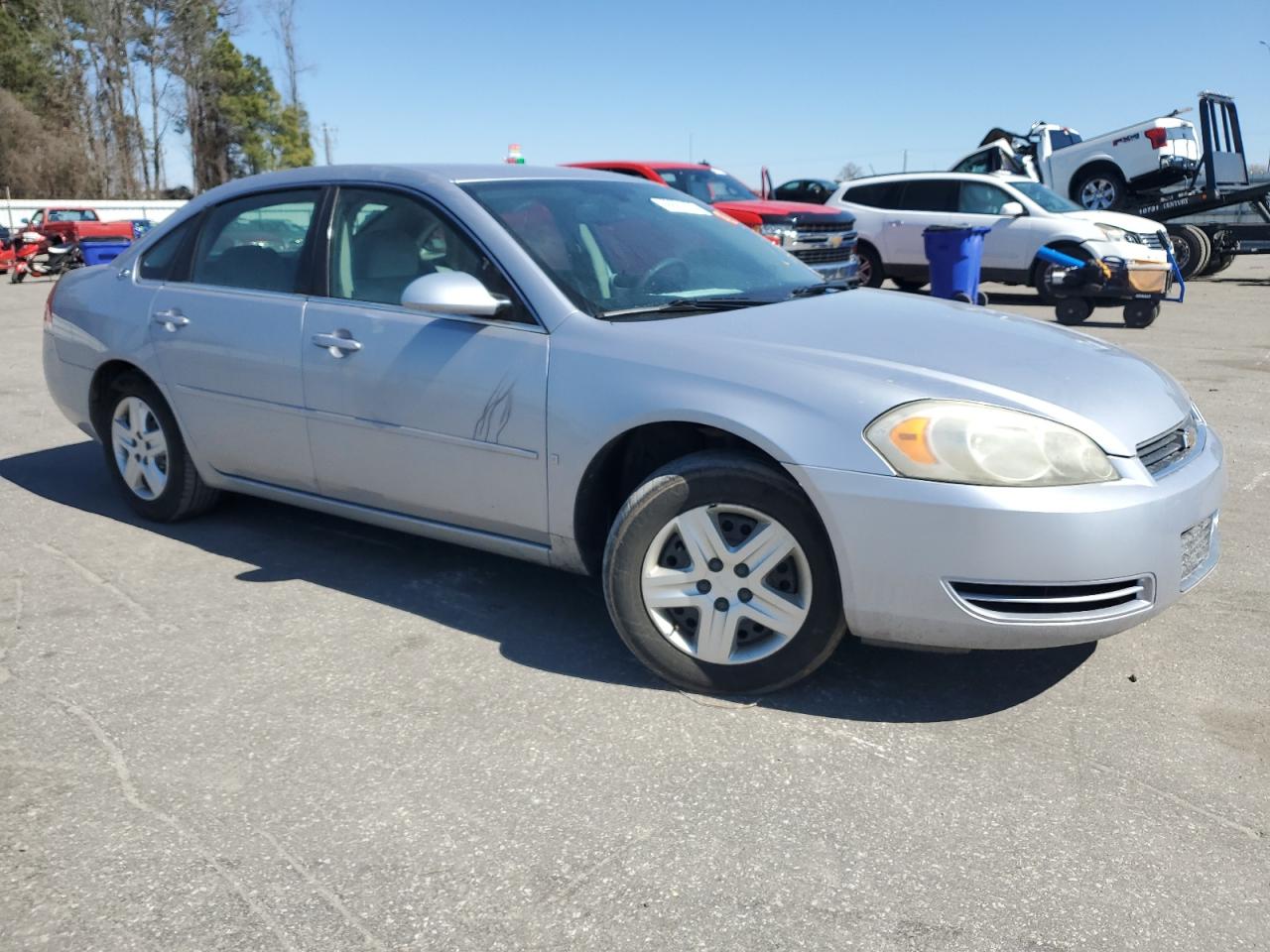 2006 Chevrolet Impala VIN 2G1WB58KX69264373 Copart auction photo, front end / side damage thumbnail 4