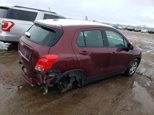 2017 Chevrolet Trax VIN 3GNCJKSB4HL190136 Copart auction photo, undercarriage / rear end damage thumbnail 3