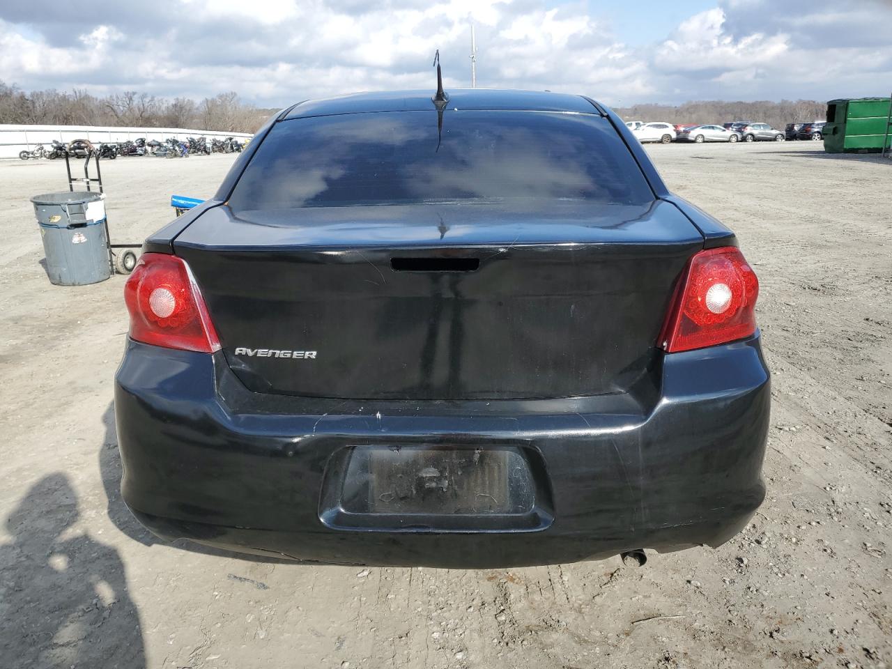 2011 Dodge Avenger VIN 1B3BD1FB5BN599755 Copart auction photo, burn - engine / rear end damage thumbnail 6