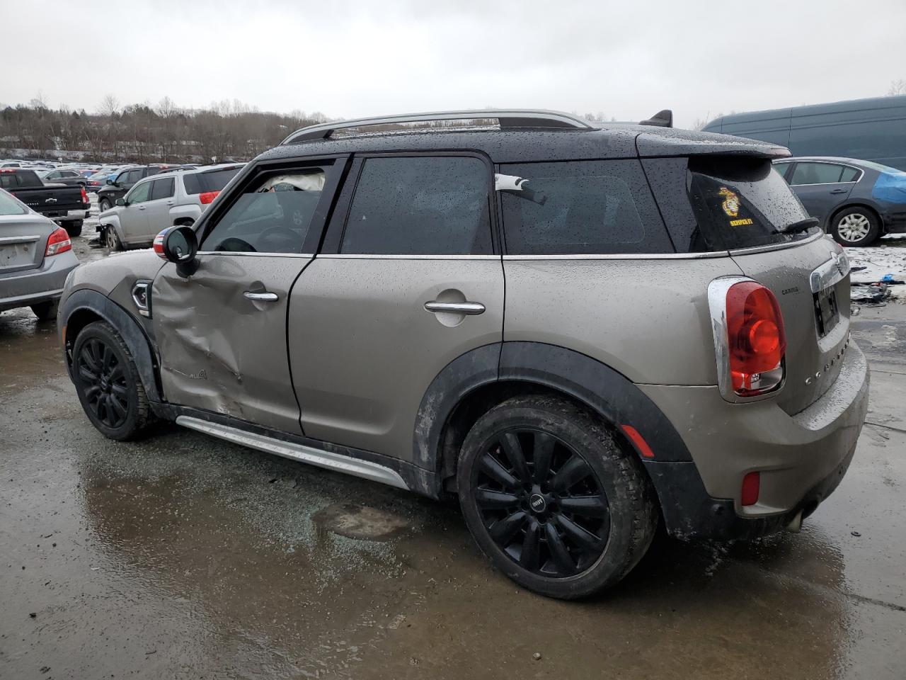 2019 MINI Cooper VIN WMZYT5C50K3E63128 Copart auction photo, side damage thumbnail 2