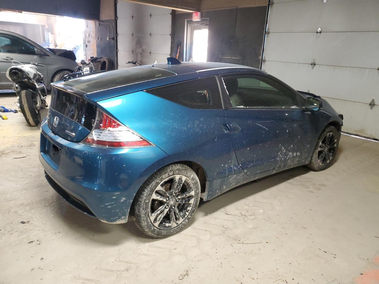 2014 Honda CR-Z VIN JHMZF1D62ES001588 Copart auction photo, front end / minor dent/scratches damage thumbnail 3