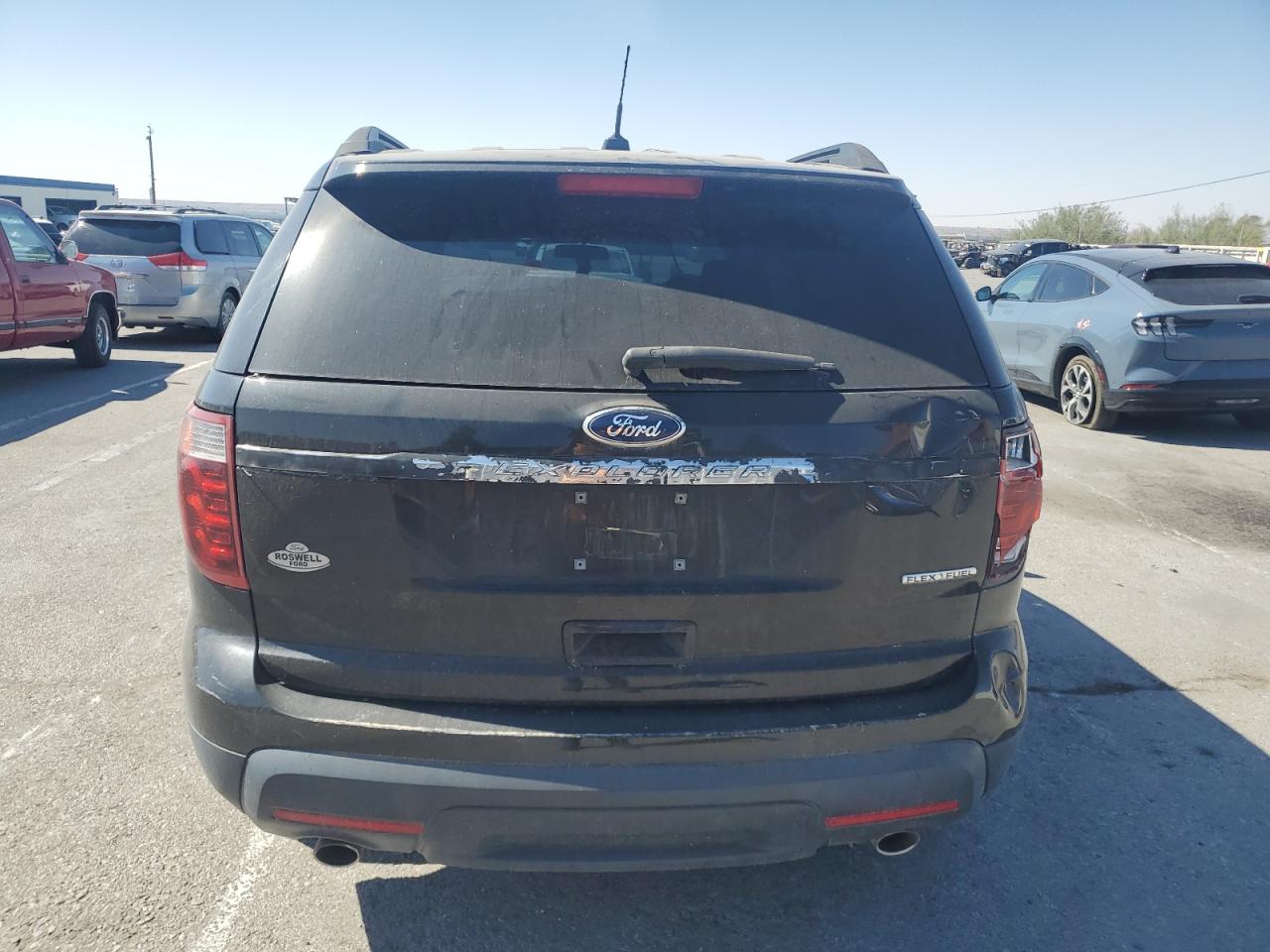2015 Ford Explorer VIN 1FM5K7B8XFGA85534 Copart auction photo, front end / rear end damage thumbnail 6