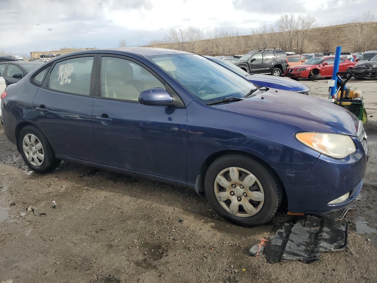 2008 Hyundai Elantra VIN KMHDU46D08U431705 Copart auction photo, rear end / front end damage thumbnail 4