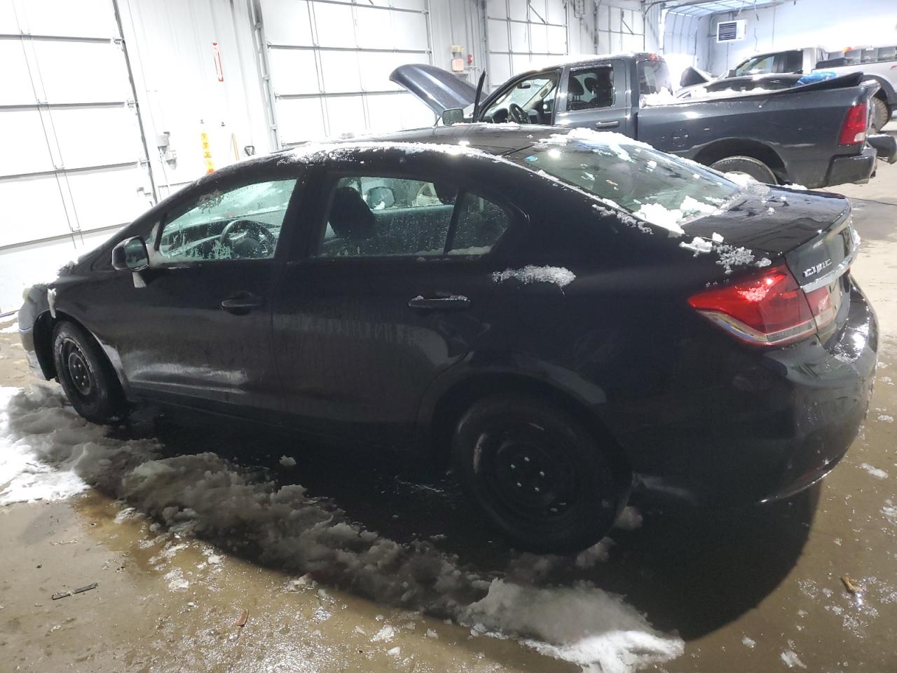 2013 Honda Civic VIN 2HGFB2F52DH565081 Copart auction photo, side / minor dent/scratches damage thumbnail 2