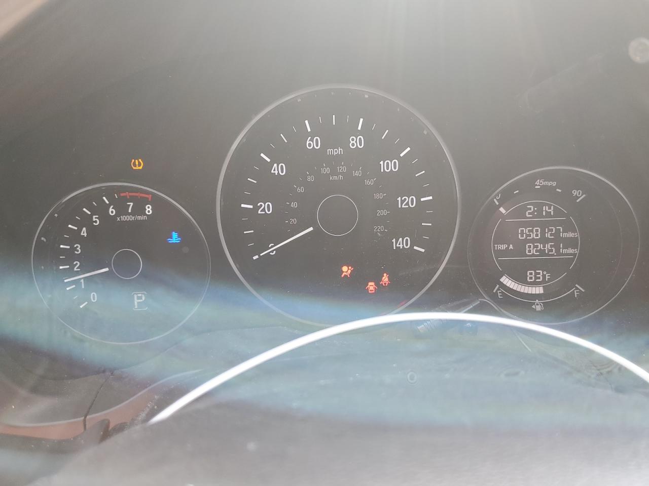 2022 Honda HR-V VIN 3CZRU6H37NM769798 Copart auction photo, all over damage thumbnail 9