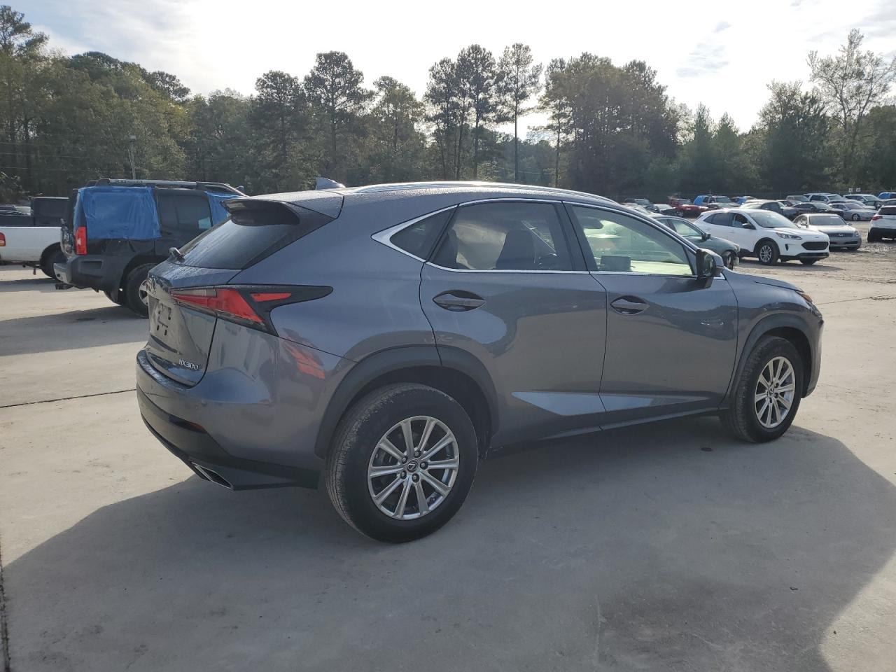 2020 Lexus NX VIN JTJDARDZXL5017811 Copart auction photo, side damage thumbnail 3