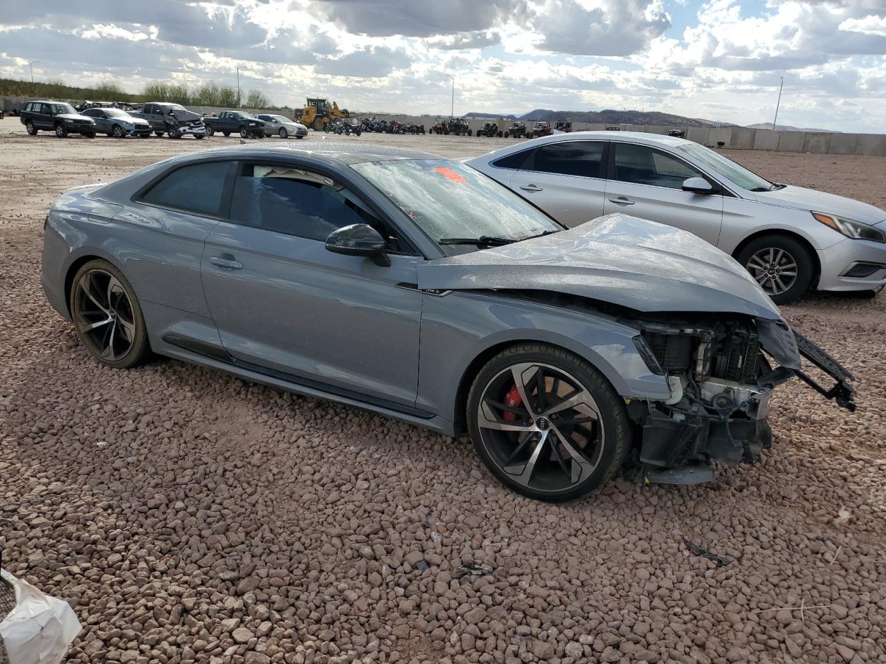 2019 Audi RS5 VIN WUAPWAF51KA906289 Copart auction photo, front end / side damage thumbnail 4