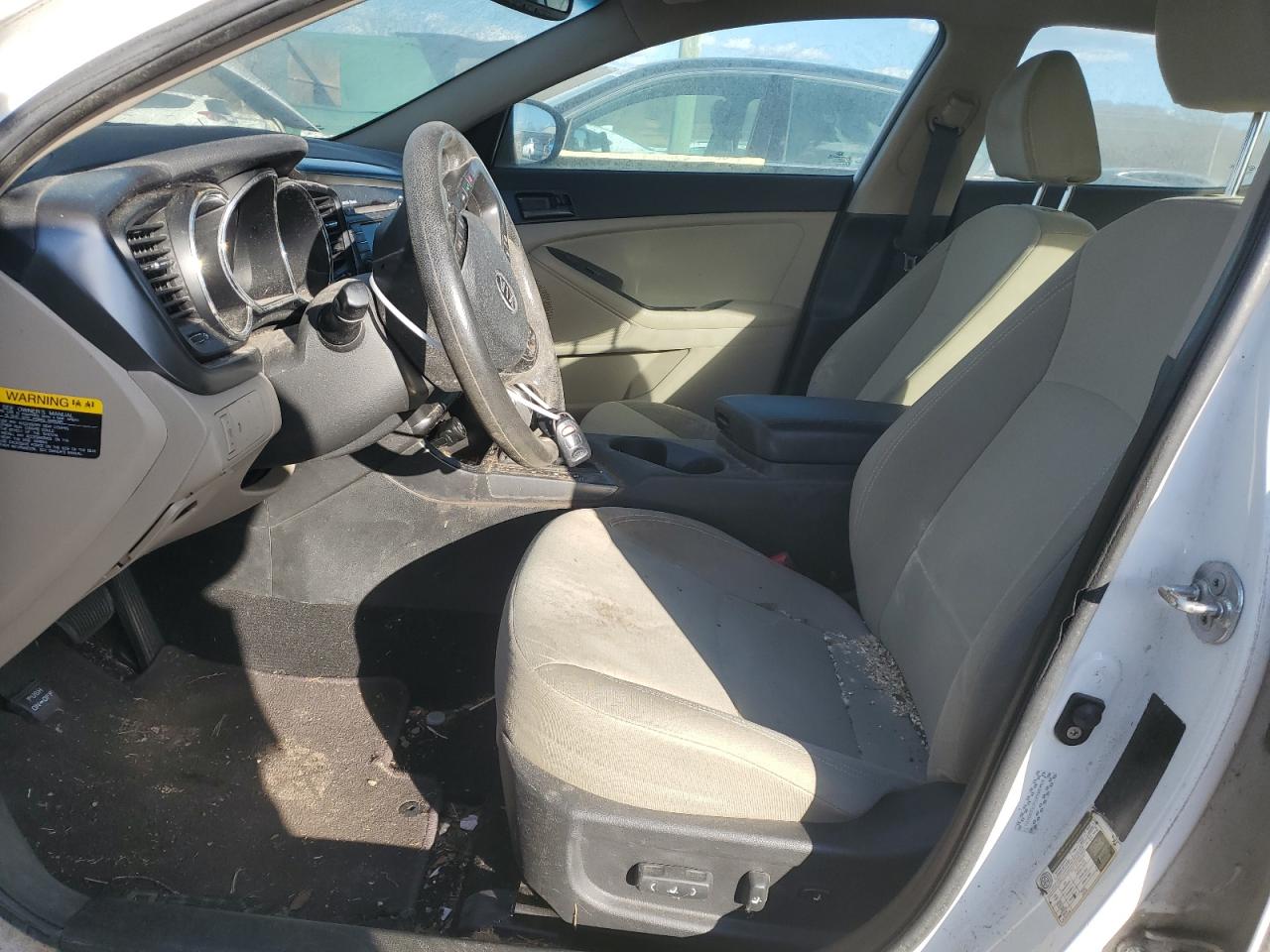 2012 KIA Optima VIN KNAGM4A76C5280078 Copart auction photo, biohazard/chemical damage thumbnail 7