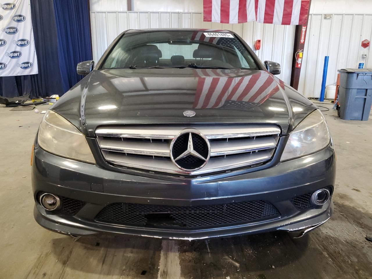 2010 Mercedes-Benz C-klasse VIN WDDGF5EB8AR118188 Copart auction photo, front end damage thumbnail 5