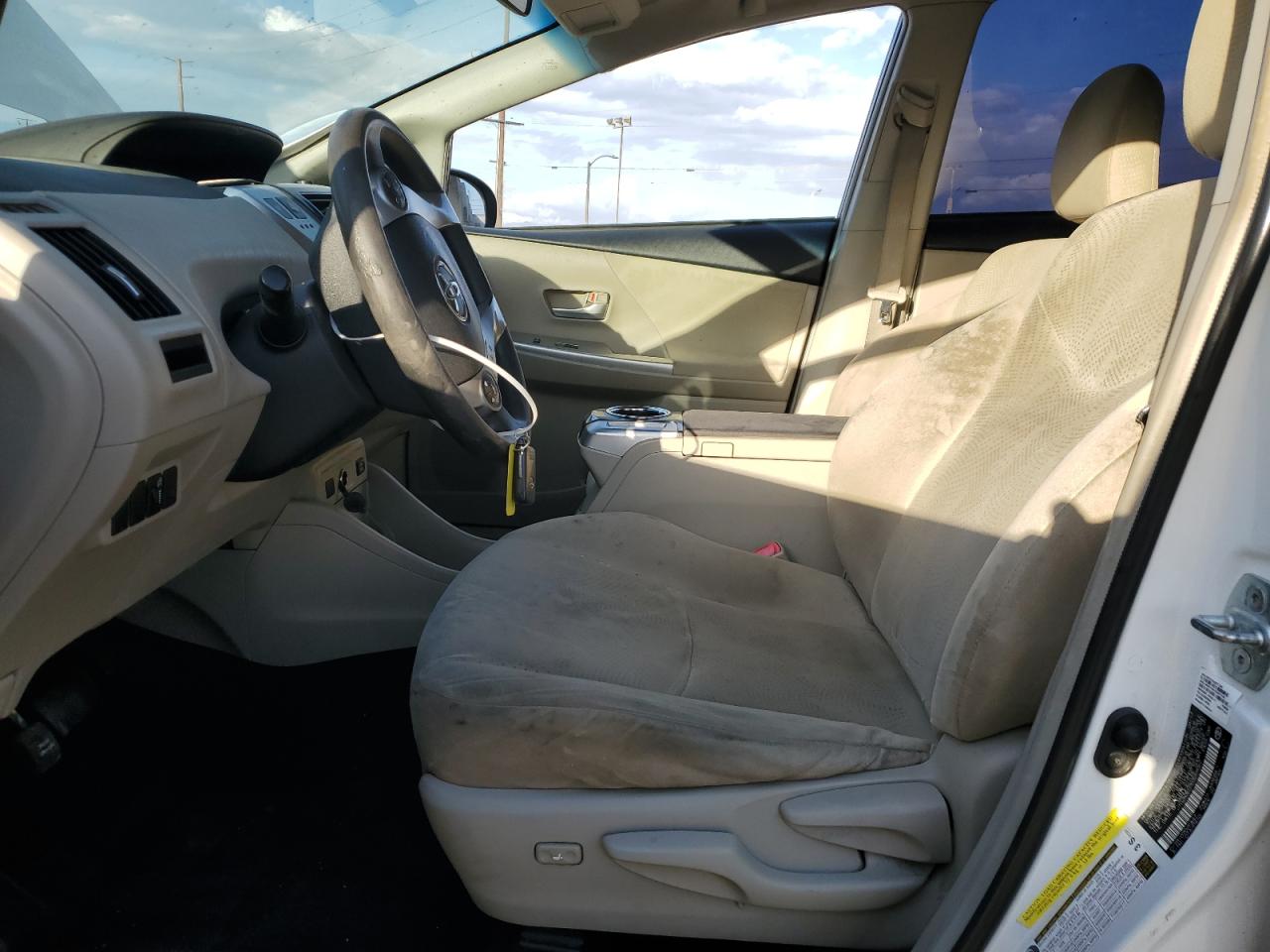 2013 Toyota Prius VIN JTDZN3EU7D3259062 Copart auction photo, side damage thumbnail 7