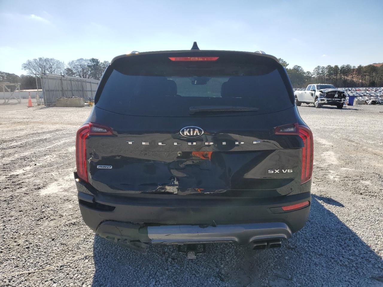 2020 KIA Telluride VIN 5XYP5DHC5LG061395 Copart auction photo, rear end / front end damage thumbnail 6