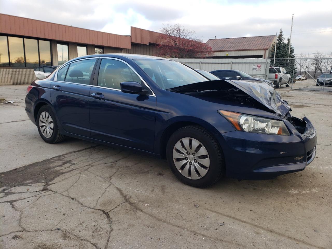 2011 Honda Accord VIN 1HGCP2F35BA127704 Copart auction photo, front end / side damage thumbnail 4