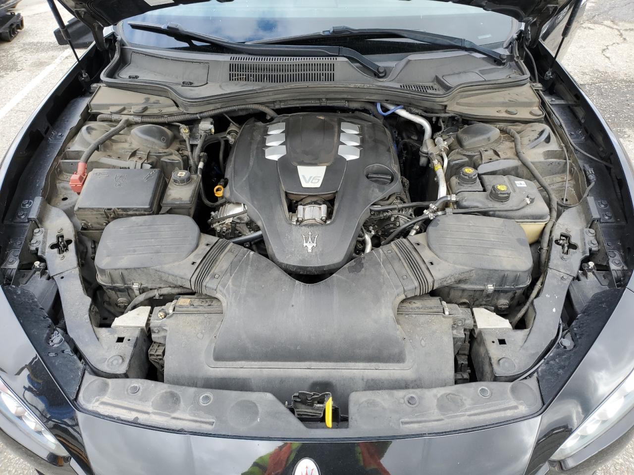 2015 Maserati Ghibli VIN ZAM57XSA7F1148872 Copart auction photo, rear end damage thumbnail 11