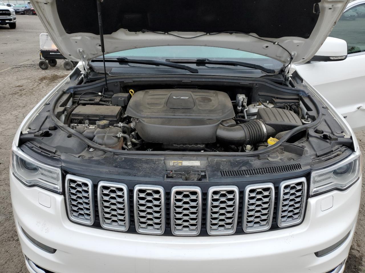 2017 Jeep Grand Cherokee VIN 1C4RJFJG1HC751413 Copart auction photo, side damage thumbnail 11