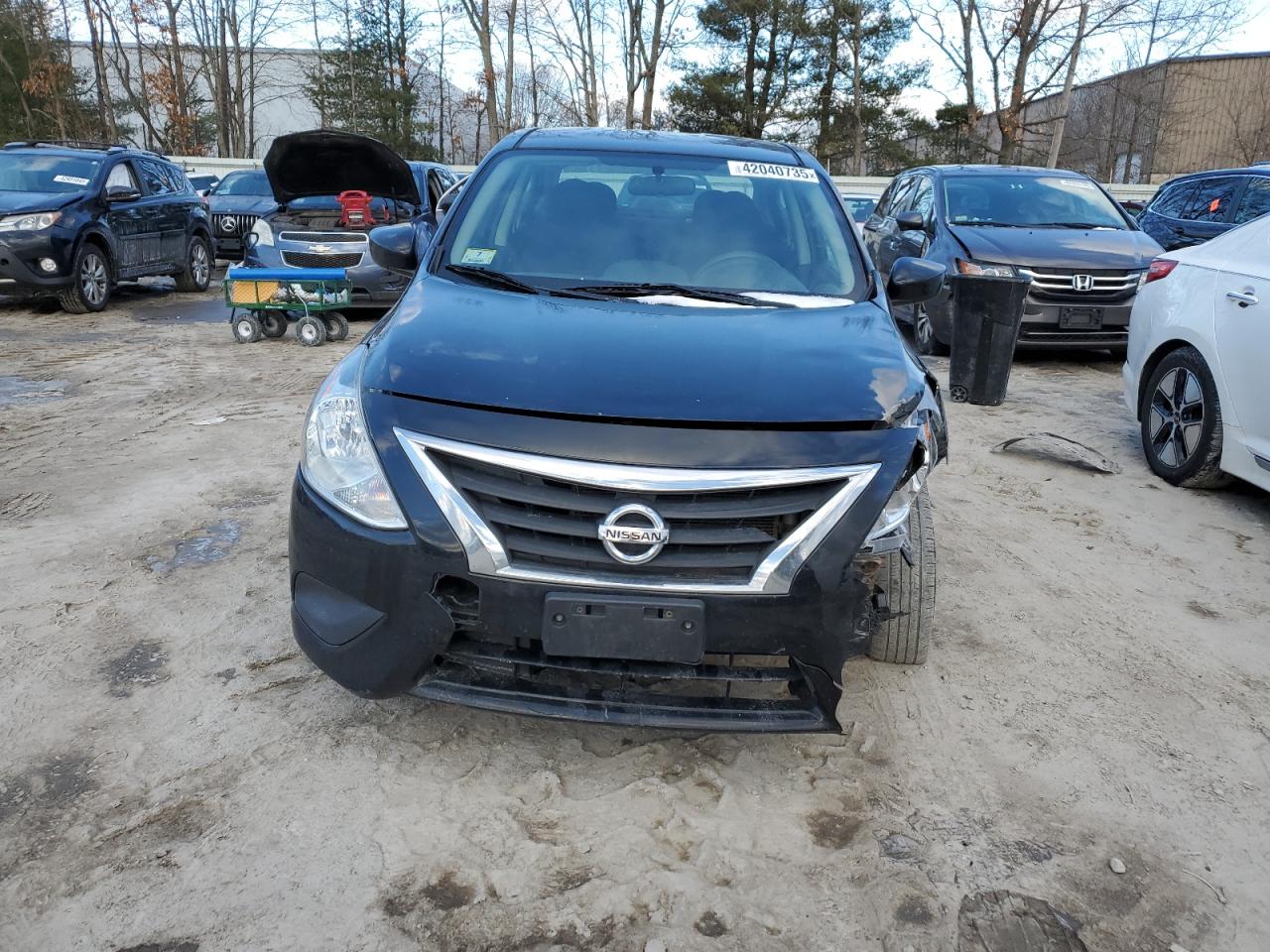2016 Nissan Versa VIN 3N1CN7AP2GL846617 Copart auction photo, front end damage thumbnail 5