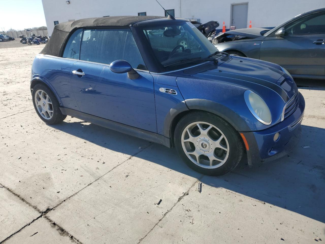 2007 MINI Cooper VIN WMWRH33547TL94410 Copart auction photo, rear end damage thumbnail 4