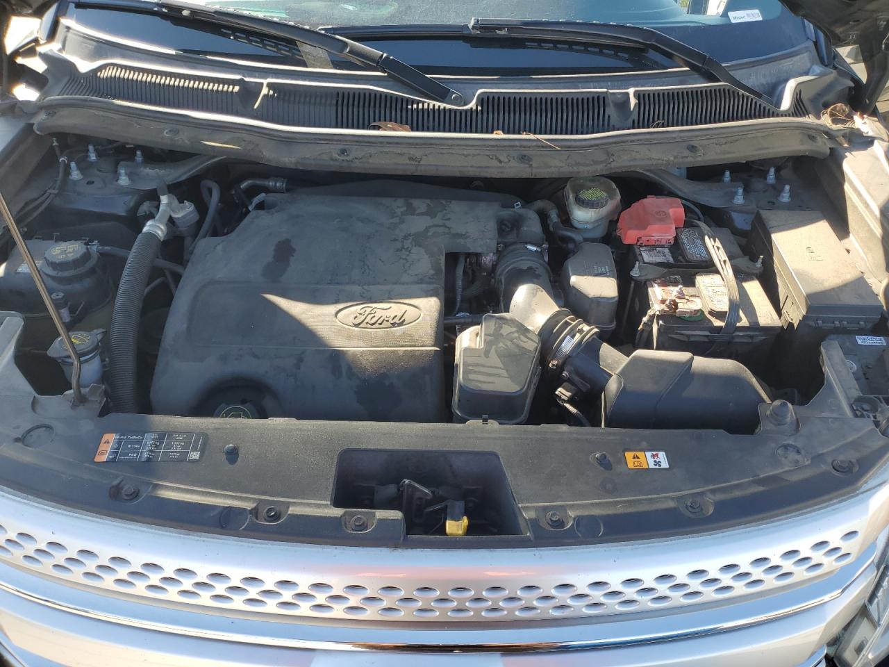 2015 Ford Explorer VIN 1FM5K7D86FGB92349 Copart auction photo, all over damage thumbnail 14
