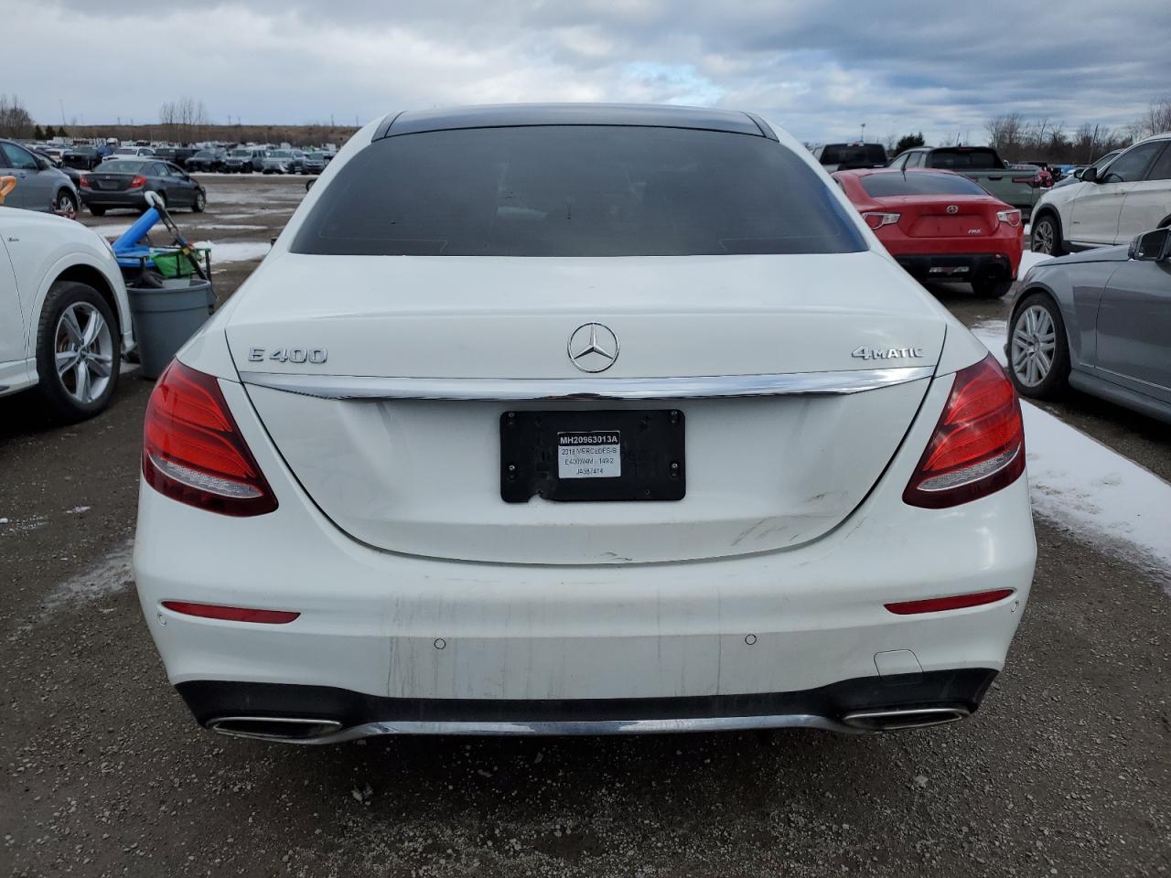 2018 Mercedes-Benz E-klasse VIN WDDZF6GB6JA387414 Copart auction photo, front end / undercarriage damage thumbnail 6