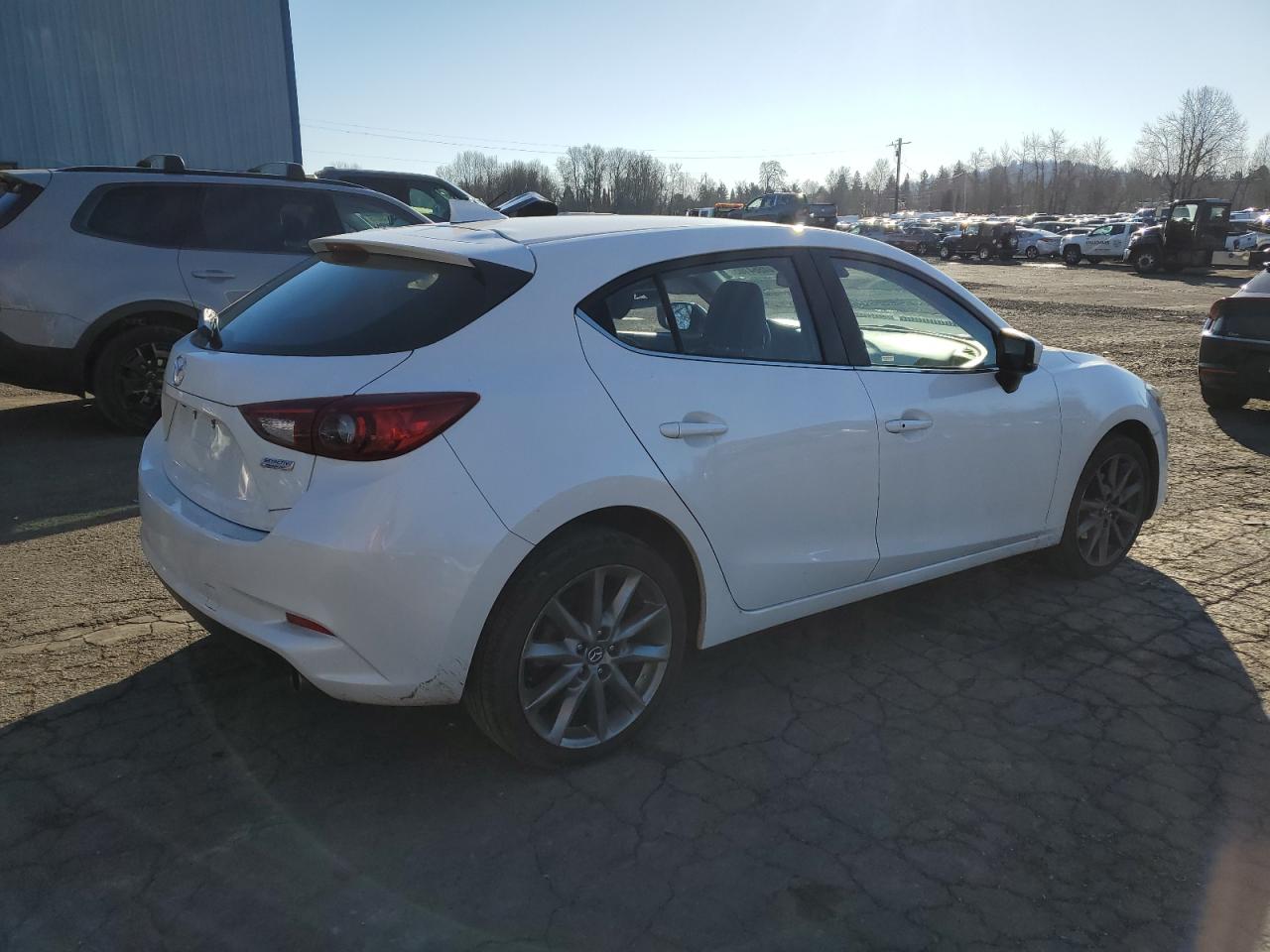 2018 Mazda 3 VIN 3MZBN1L33JM179331 Copart auction photo, side damage thumbnail 3
