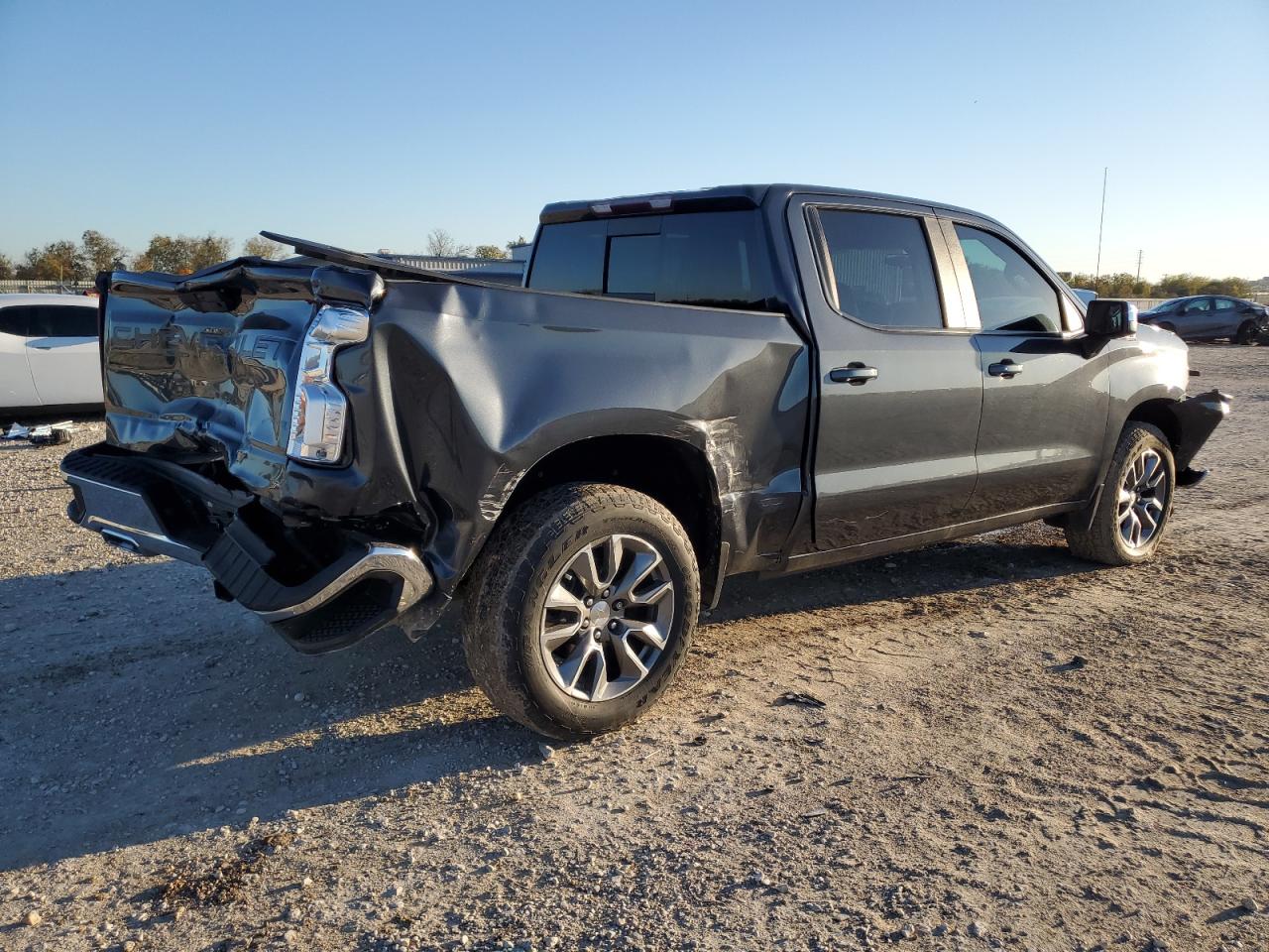 2021 Chevrolet Silverado VIN 1GCUYDET9MZ379702 Copart auction photo, all over damage thumbnail 3