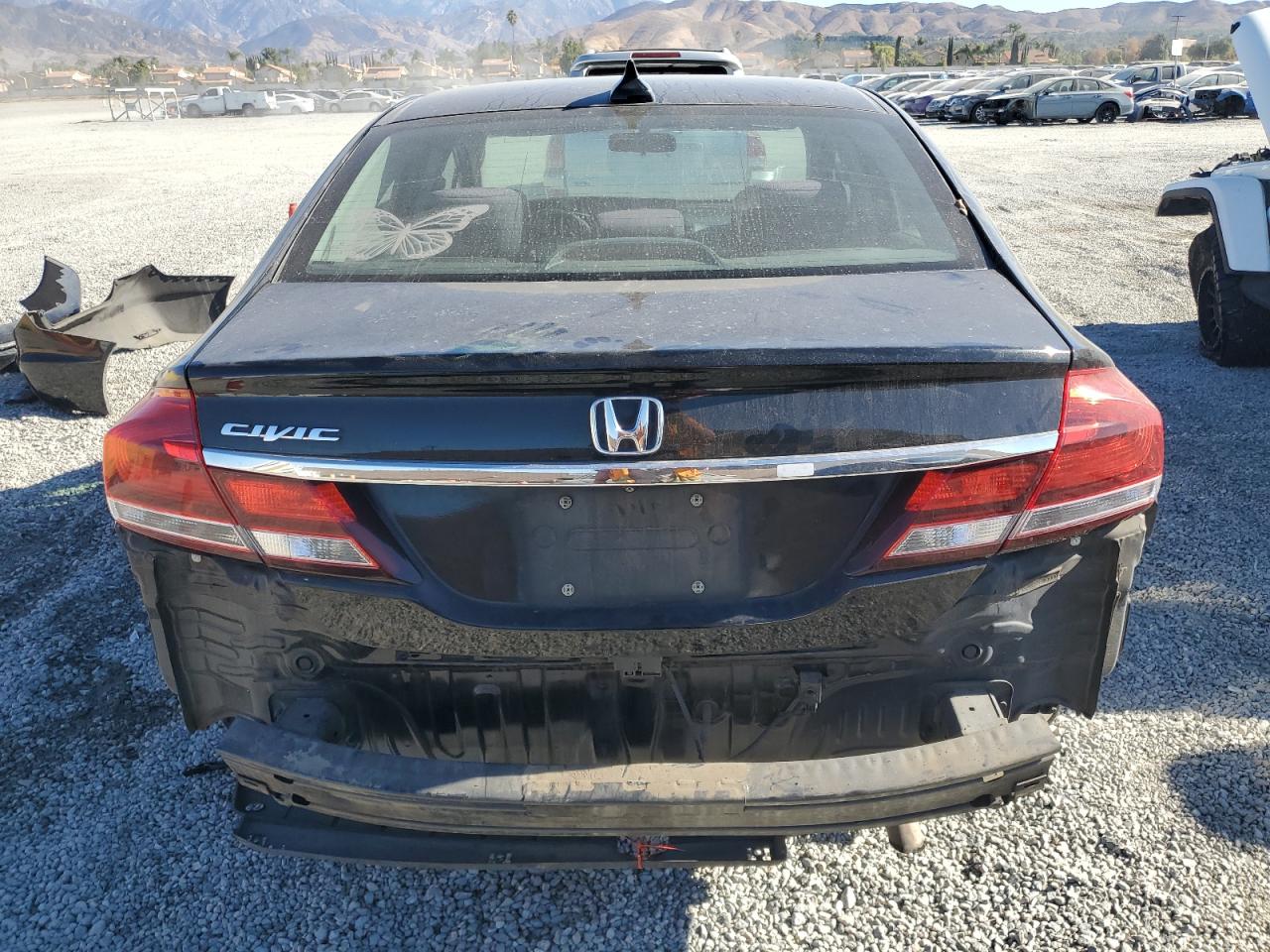 2015 Honda Civic VIN 19XFB2F85FE241047 Copart auction photo, all over damage thumbnail 6