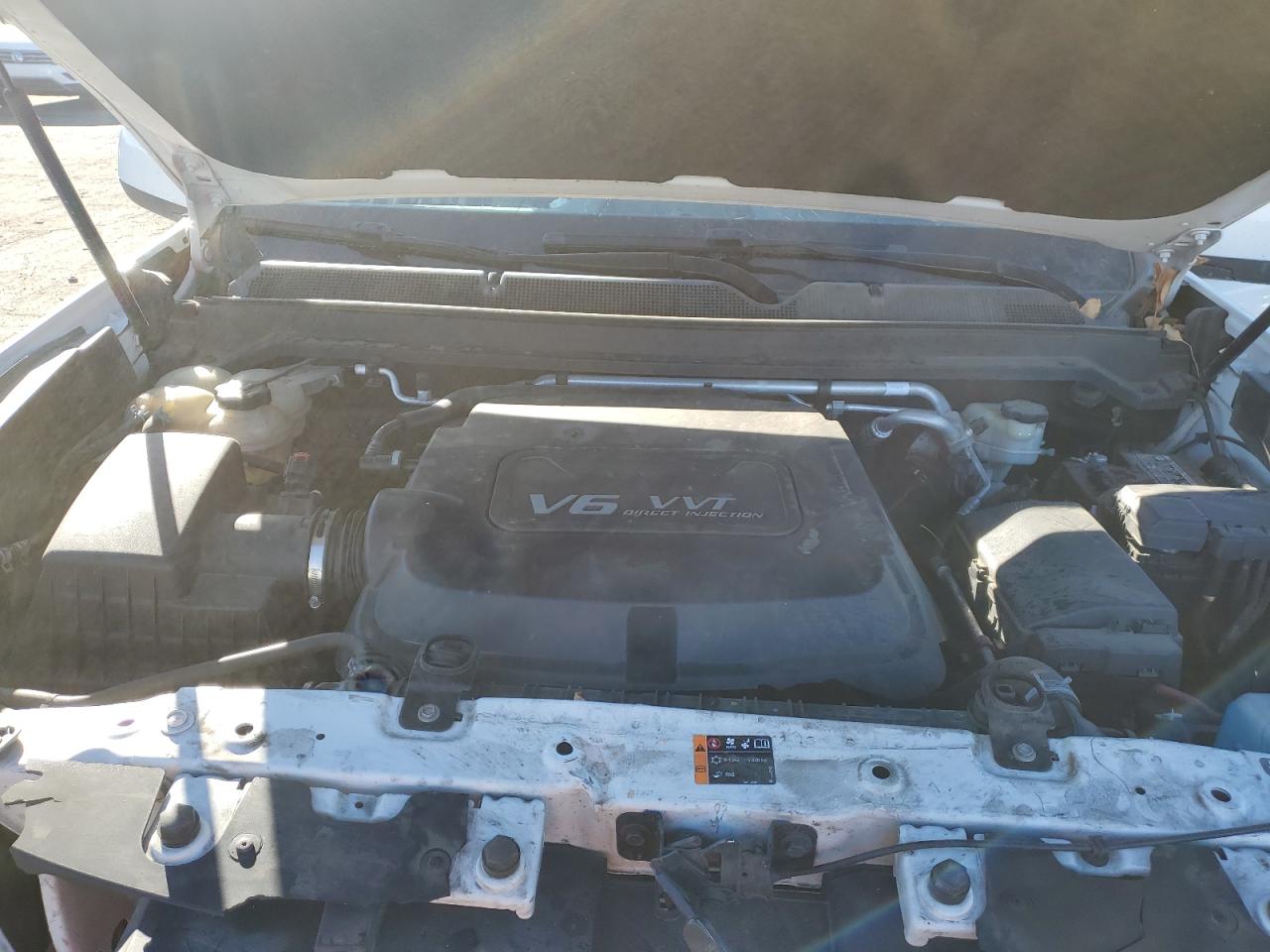 2016 Chevrolet Colorado VIN 1GCGTDE3XG1371672 Copart auction photo, front end / top/roof damage thumbnail 12