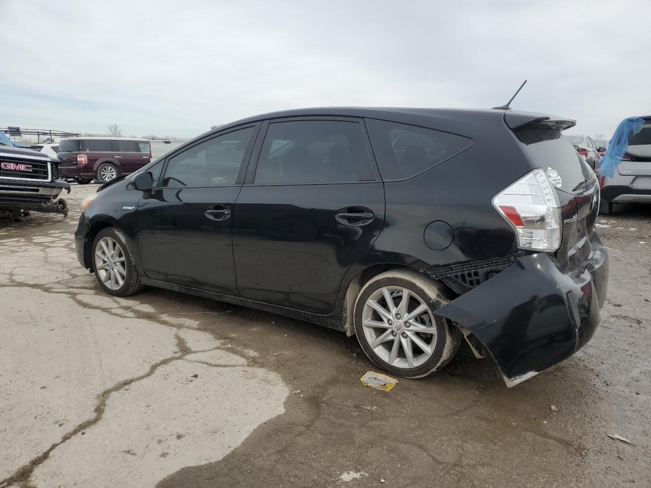 2012 Toyota Prius VIN JTDZN3EUXC3164381 Copart auction photo, all over / mechanical damage thumbnail 2