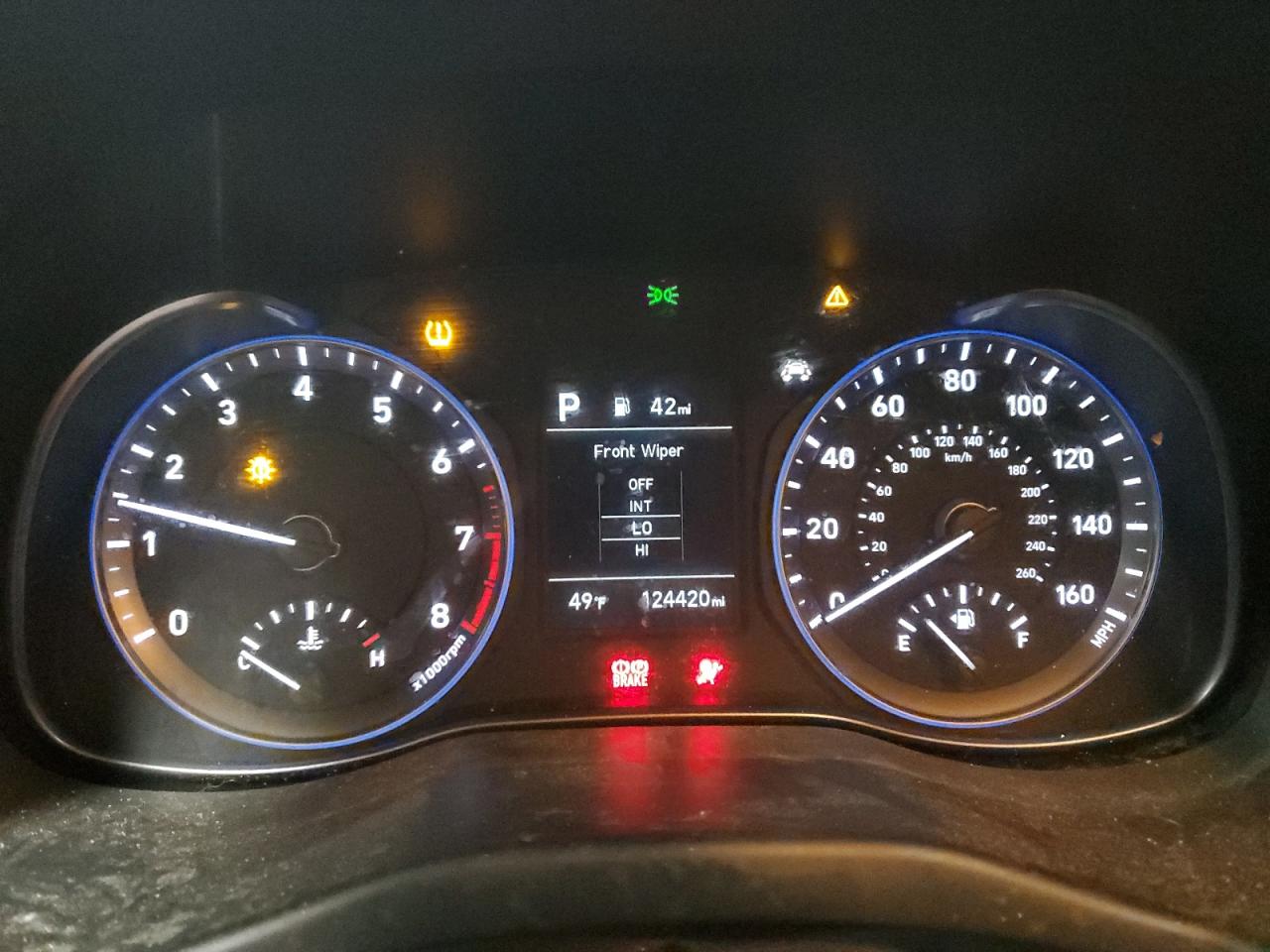 2020 Hyundai Kona VIN KM8K1CAAXLU417150 Copart auction photo, front end damage thumbnail 9